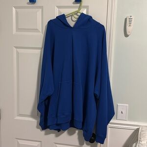Big Bud Press oversized hoodie sweatshirt in Royal Blue